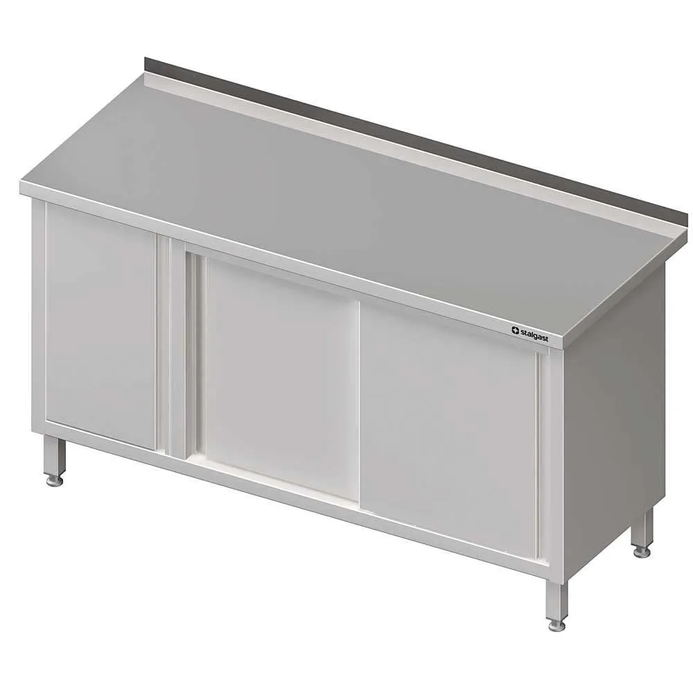 Table avec 2 portes coulissantes et 1 porte battante Stalgast 980566150