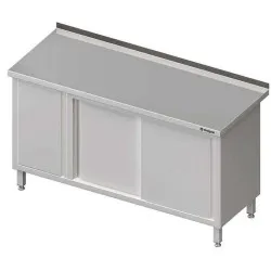 Table avec 2 portes coulissantes et 1 porte battante Stalgast 980566130