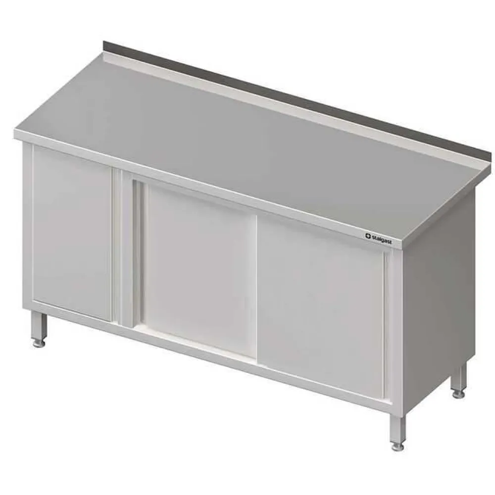 Table avec 2 portes coulissantes et 1 porte battante Stalgast 980566140