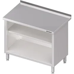 Table en acier inoxydable avec étagères Stalgast 980136040