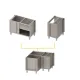 Module de mobilier en inox BHS-HoReCa BX11558