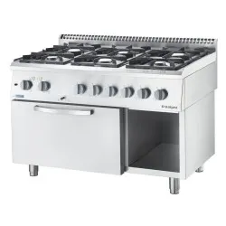 Cuisinière à gaz avec four Stalgast 9714310