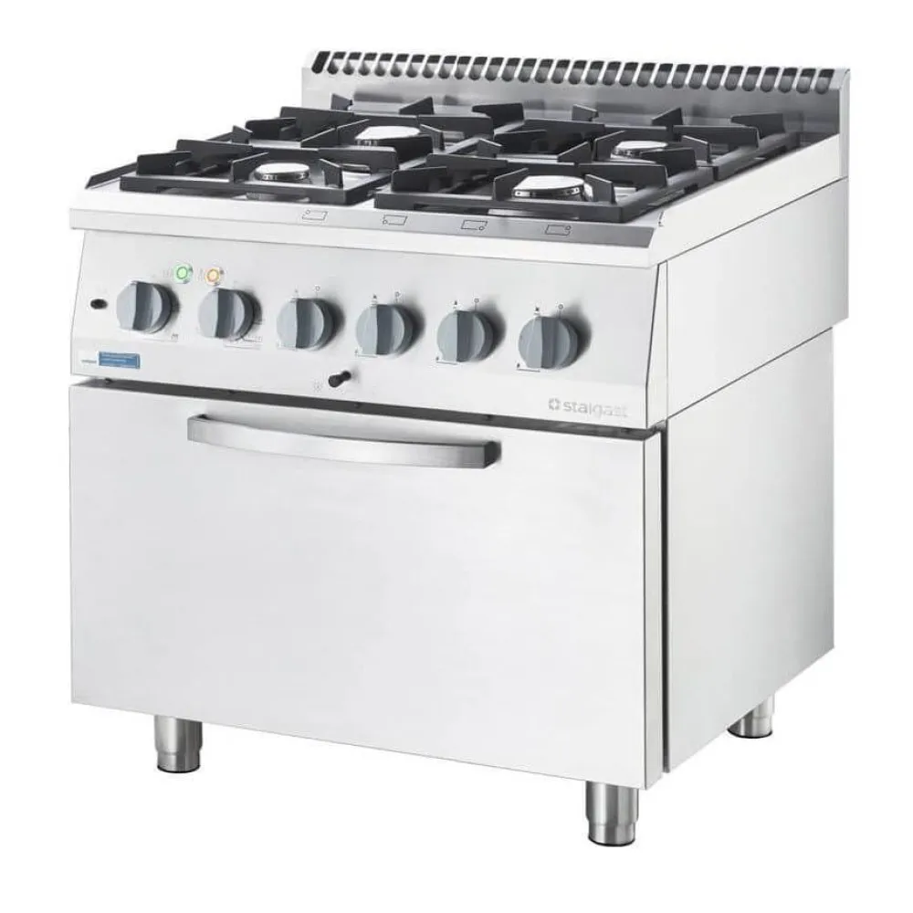 Cuisinière à gaz avec four Stalgast 9713710