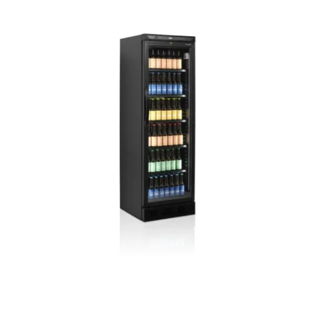 Armoire réfrigérée vitrée TEFCOLD CEV435 BLACK