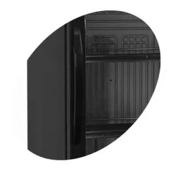 Armoire réfrigérée vitrée TEFCOLD CEV425 BLACK