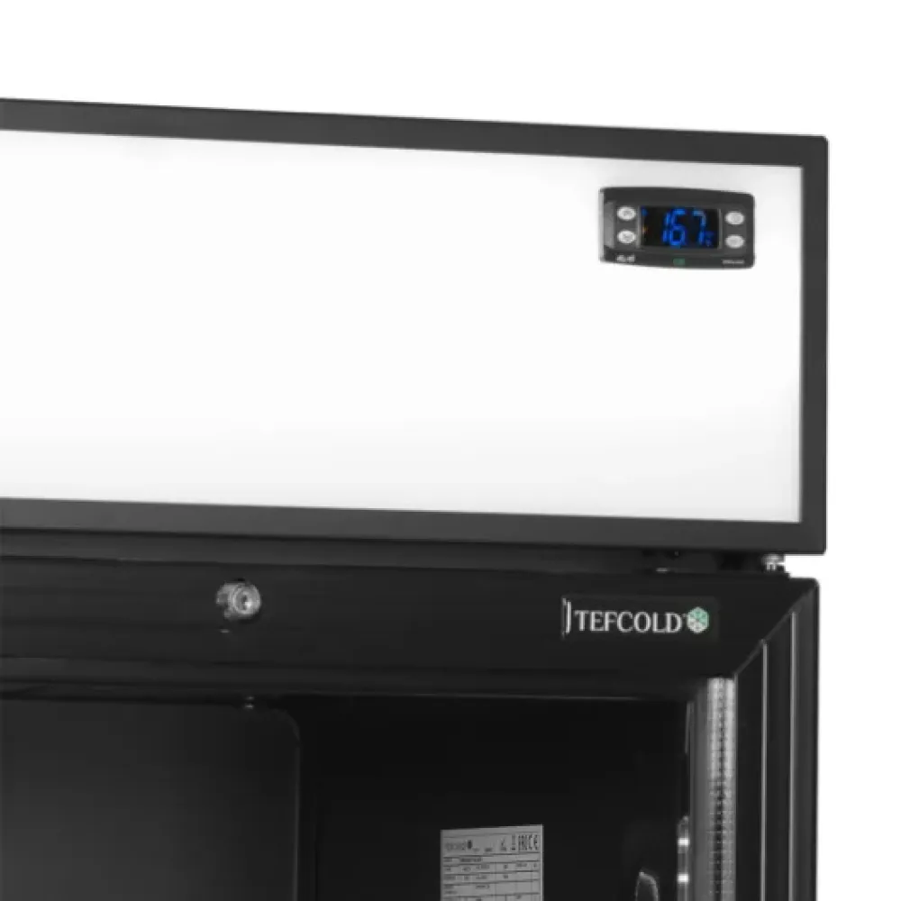 Armoire réfrigérée vitrée TEFCOLD CEV435CP BLACK