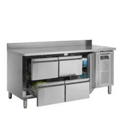 Table réfrigérée avec tiroirs TEFCOLD CK7340