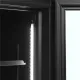 Armoire réfrigérée vitrée TEFCOLD FSC1200H-BLACK