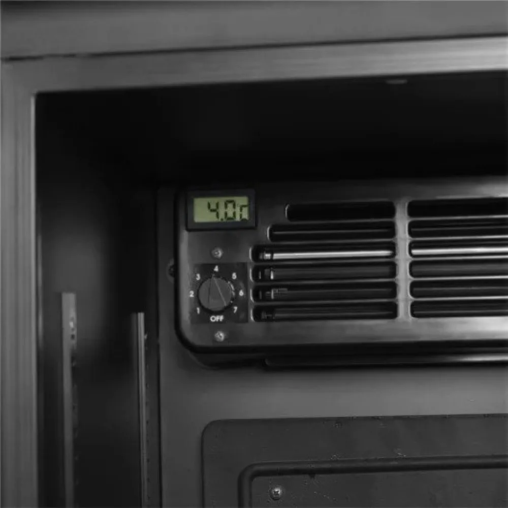Armoire réfrigérée vitrée TEFCOLD FSC175H-BLACK