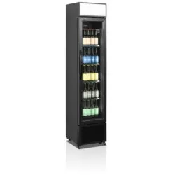 Armoire réfrigérée vitrée TEFCOLD FSC175H-BLACK