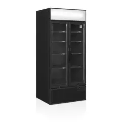 Armoire réfrigérée vitrée TEFCOLD FSC891H BLACK