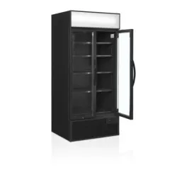 Armoire réfrigérée vitrée TEFCOLD FSC891H BLACK