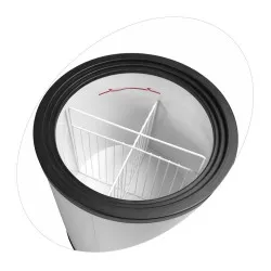 Vitrine cylindrique pour canettes TEFCOLD CF78