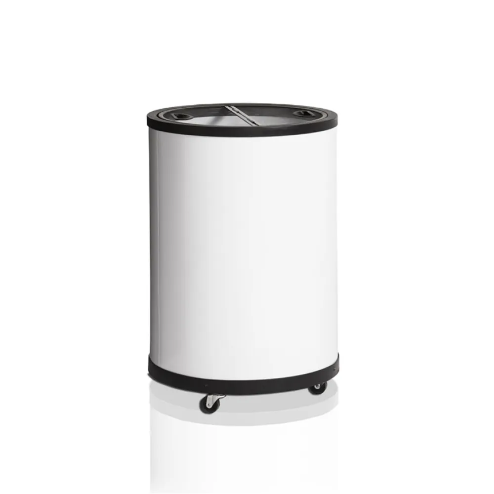 Vitrine cylindrique pour canettes TEFCOLD CF78