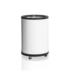 Vitrine cylindrique pour canettes TEFCOLD CF78