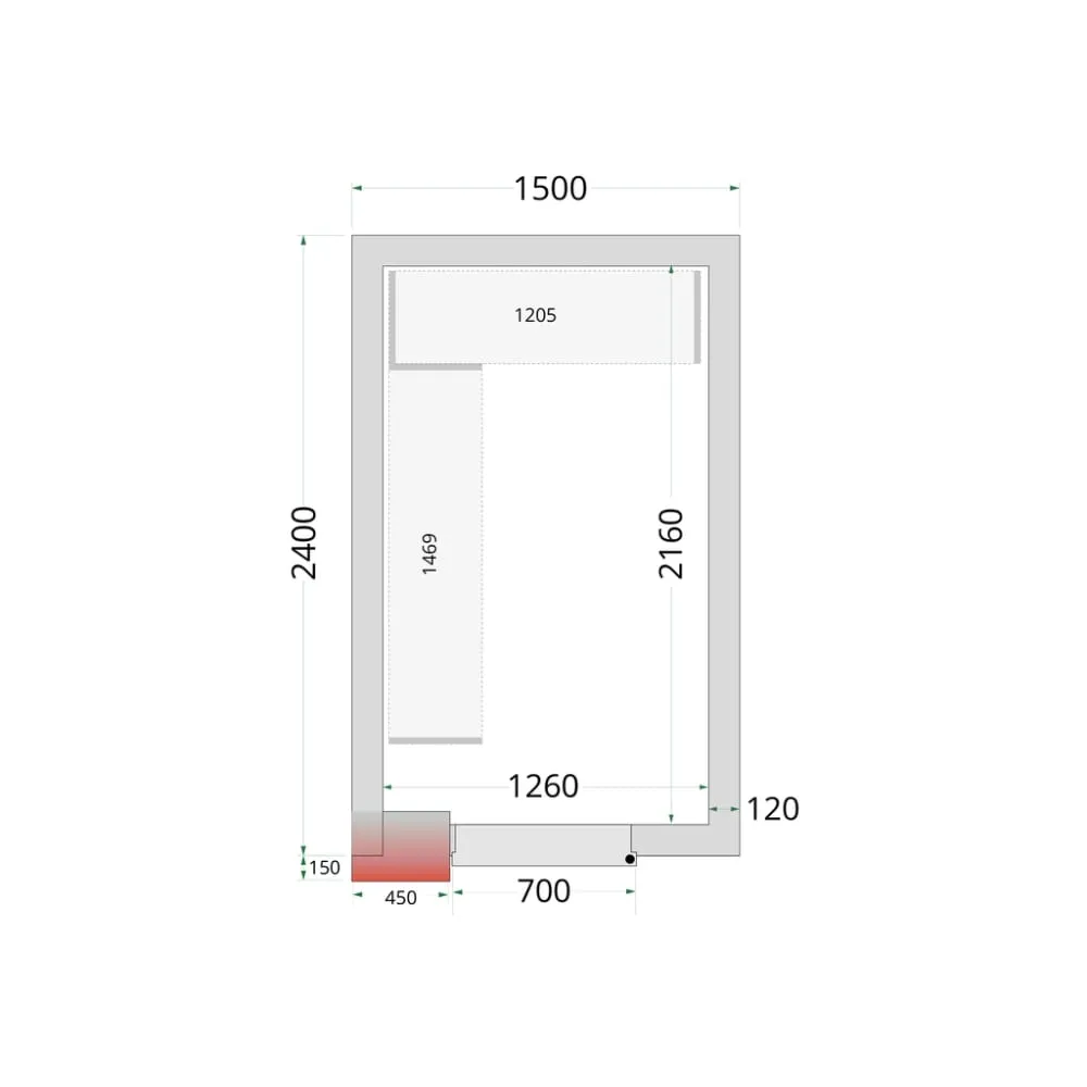 Système de rayonnage modulaire TEFCOLD 45522