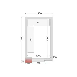 Système de rayonnage modulaire TEFCOLD 45522