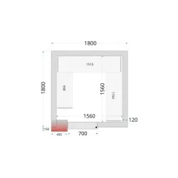 Système de rayonnage modulaire TEFCOLD 45523