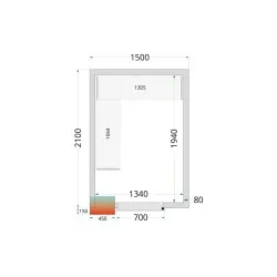 Système de rayonnage modulaire TEFCOLD 45709