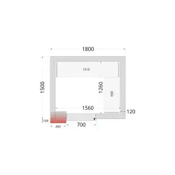 Système de rayonnage modulaire TEFCOLD 45712