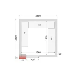 Système de rayonnage modulaire TEFCOLD 45715