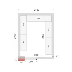 Système de rayonnage modulaire TEFCOLD 45719