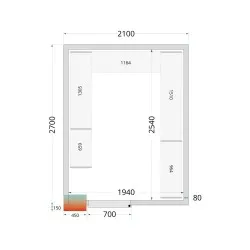 Système de rayonnage modulaire TEFCOLD 45720