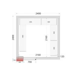 Système de rayonnage modulaire TEFCOLD 45864