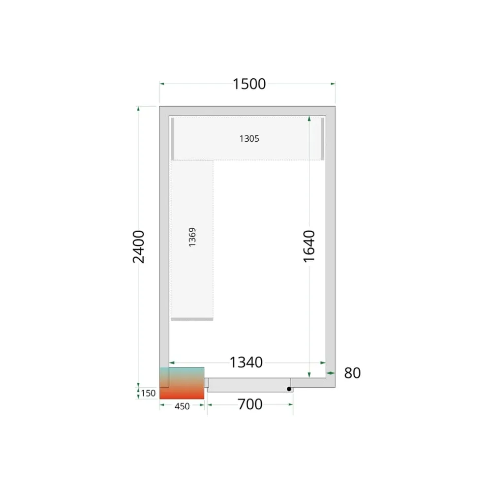 Système de rayonnage modulaire TEFCOLD 45866