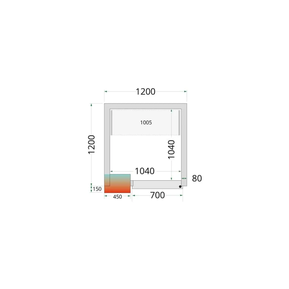Système de rayonnage modulaire TEFCOLD 46196