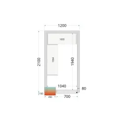 Système de rayonnage modulaire TEFCOLD 46198