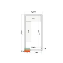 Système de rayonnage modulaire TEFCOLD 46199