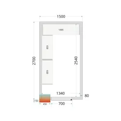 Système de rayonnage modulaire TEFCOLD 46202