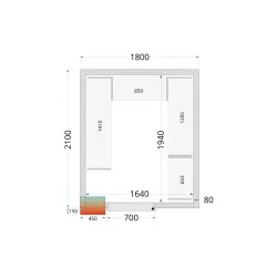 Système de rayonnage modulaire TEFCOLD 46204