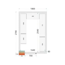 Système de rayonnage modulaire TEFCOLD 46212