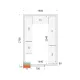 Système de rayonnage modulaire TEFCOLD 46212