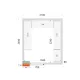 Système de rayonnage modulaire TEFCOLD 46214