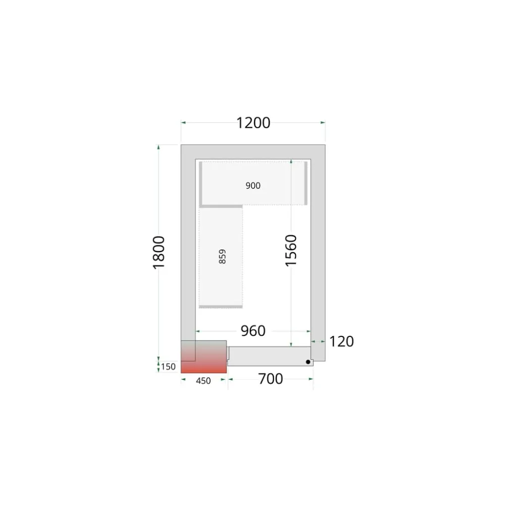Système de rayonnage modulaire TEFCOLD 46219