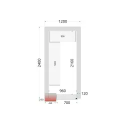 Système de rayonnage modulaire TEFCOLD 46221