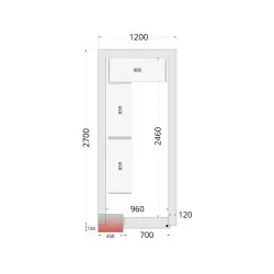 Système de rayonnage modulaire TEFCOLD 46222