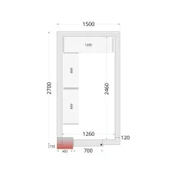 Système de rayonnage modulaire TEFCOLD 46224