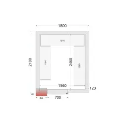 Système de rayonnage modulaire TEFCOLD 46226