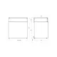 Vitrine de pâtisserie UNIS COOL CUBE-II-1500-JEWELRY-BSD