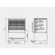Vitrine de pâtisserie UNIS COOL CUBE-II-1000-DENSEBACK