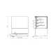 Vitrine de pâtisserie UNIS COOL CUBE-II-1500