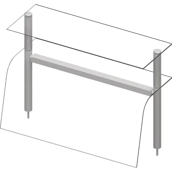 Protections vitrées pour bain-marie