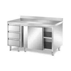 Mobilier en acier inoxydable
