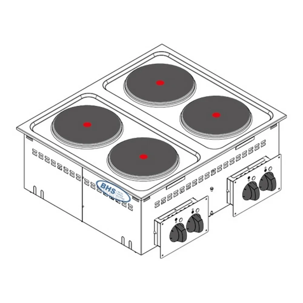 Appareil de cuisine encastrable Drop-in TECNOINOX 136004