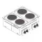 Appareil de cuisine encastrable Drop-in TECNOINOX 136004