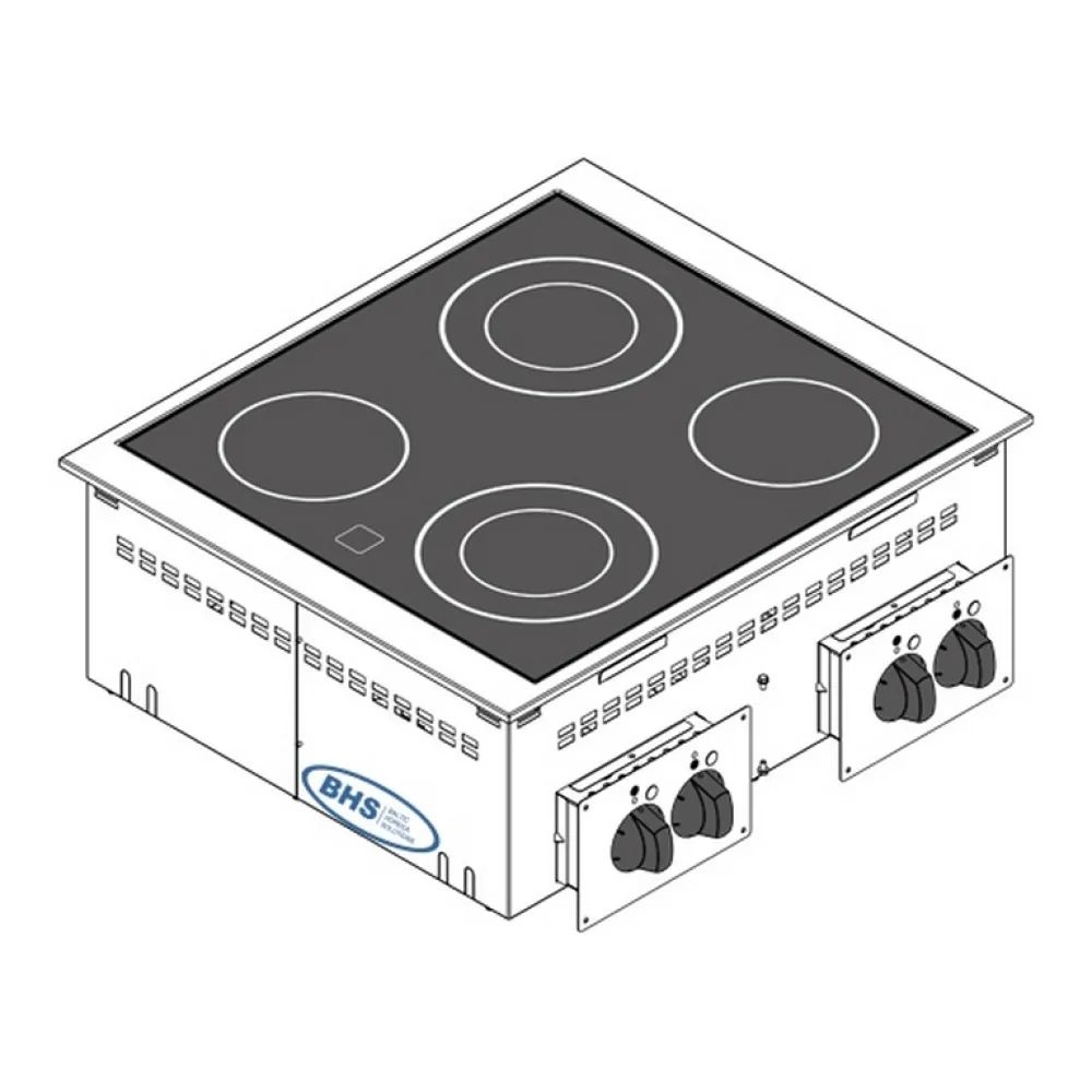 Appareil de cuisine encastrable Drop-in TECNOINOX 136008